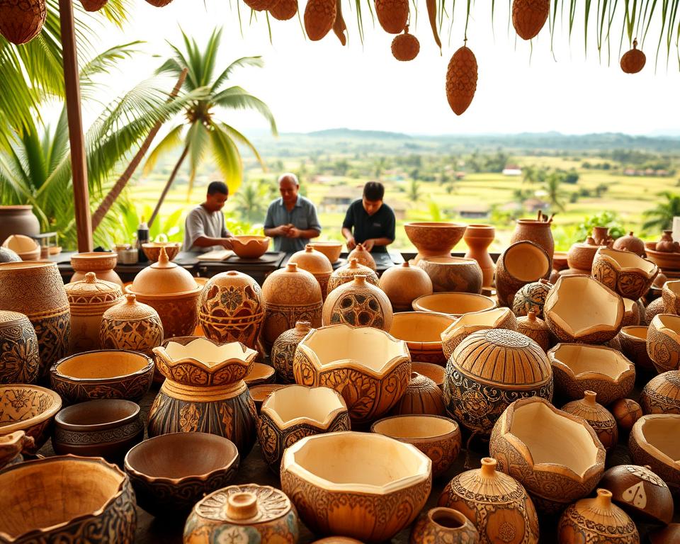 kerajinan batok kelapa